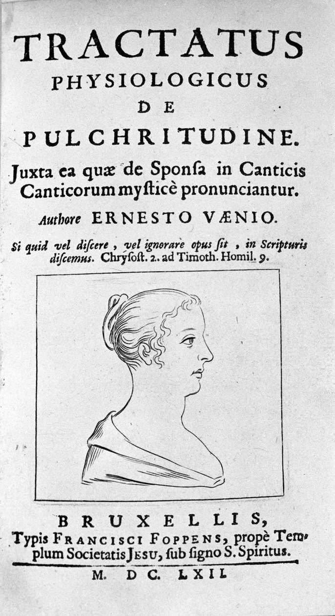 "Fizyolojik Güzelliğe Dair Bir İnceleme"nin başyazısı Ernesto Venio ile ilgileniyor by Unknown artist