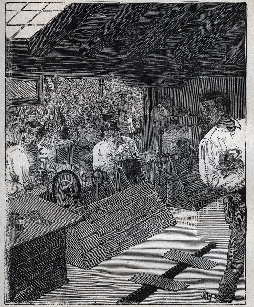 Galvanik yaldız: kazıyıcı-boesse ile altın mücevherlerin sıyırıcı-boessage. Adolphe BITARD