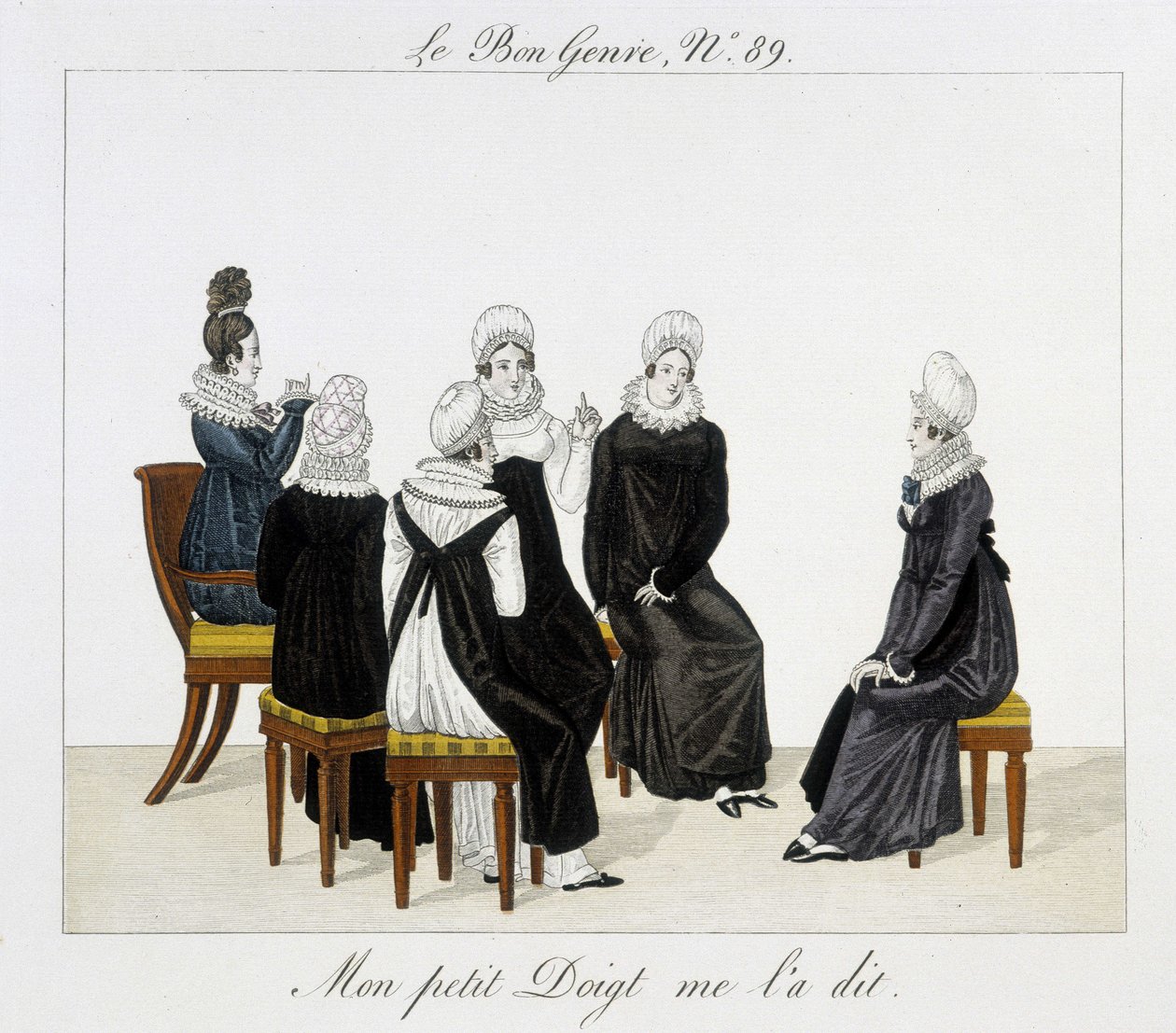 Oyun: “” küçük parmağım bana söyledi”” - “” İyi Tür”de”, n¡89, 19. yüzyılın başları by Unknown artist