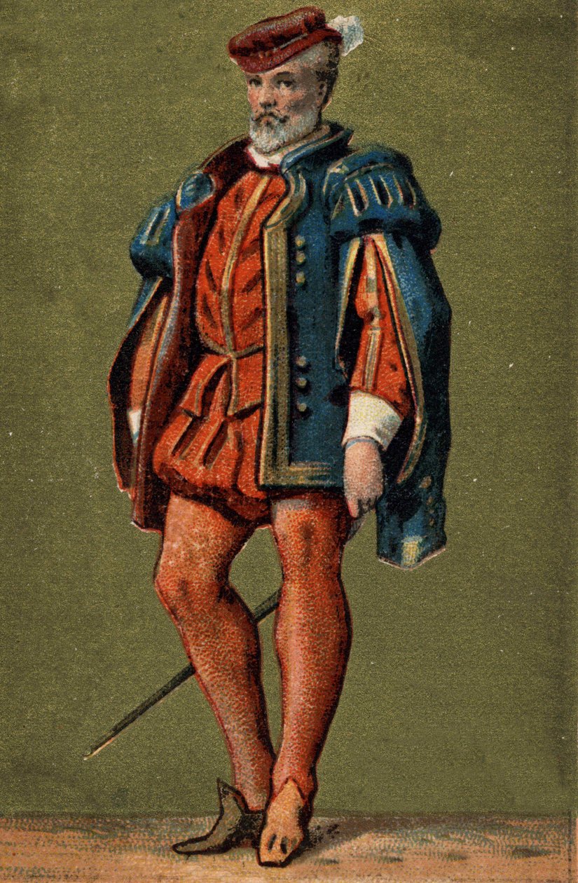 Gaspard de Coligny (1519-1572), Fransa Amirali. by Unknown artist