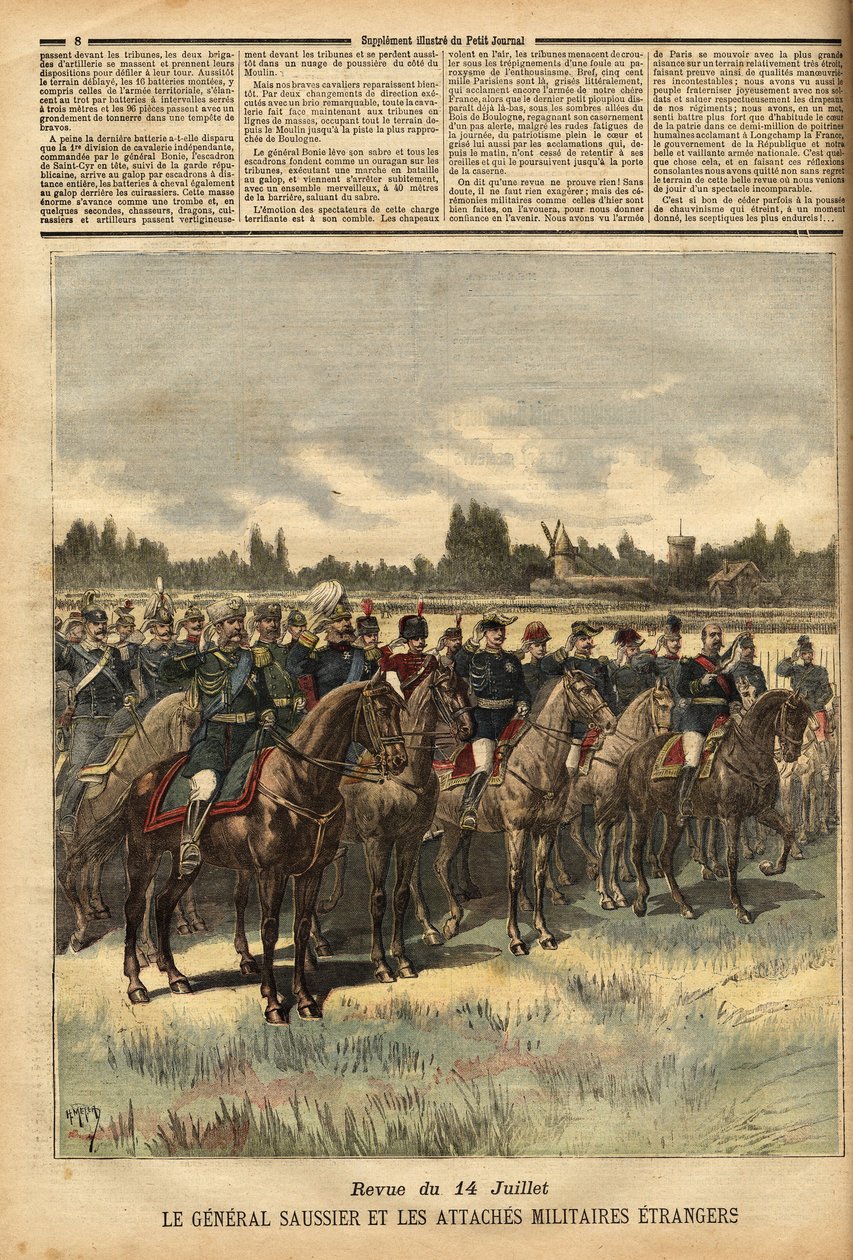 General Felix Gustave (Felix-Gustave) Saussier (1828-1905), 1884