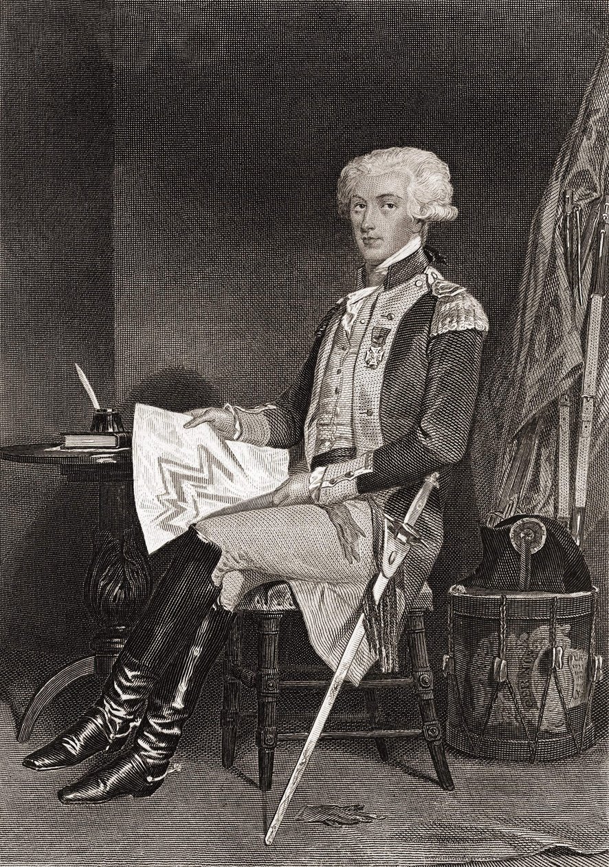 General La Fayette (Lafayette) (1757-1834). by Unknown artist
