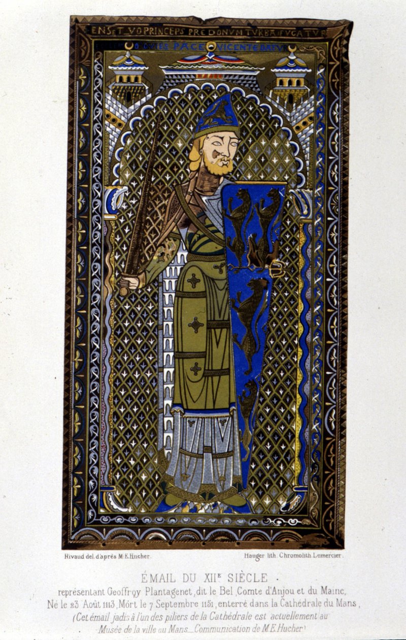 Geoffroy Plantagenêt - emaye by Unknown artist