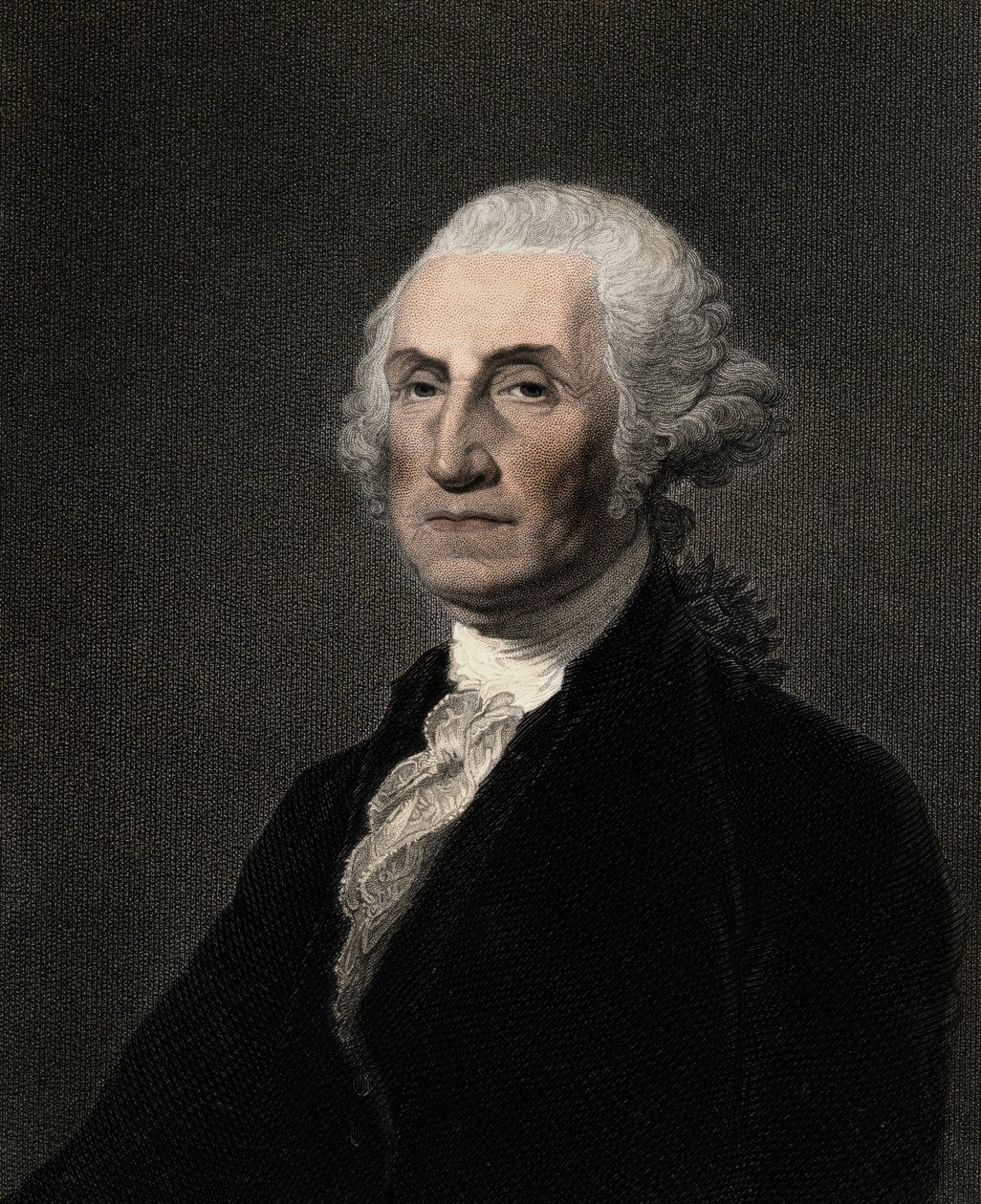 George Washington 1732-1799 - gravür - 19. yüzyıl by Unknown artist