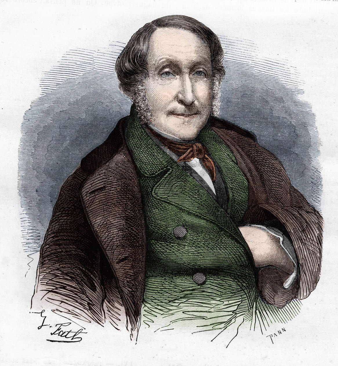 Gioacchino Rossini (1792-1868), İtalyan besteci by Unknown artist