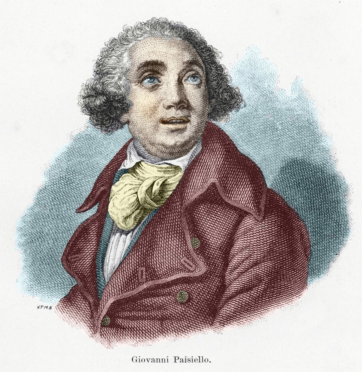 Giovanni Paisiello (ya da Nazioniello) (1740-1816), İtalyan besteci. by Unknown artist