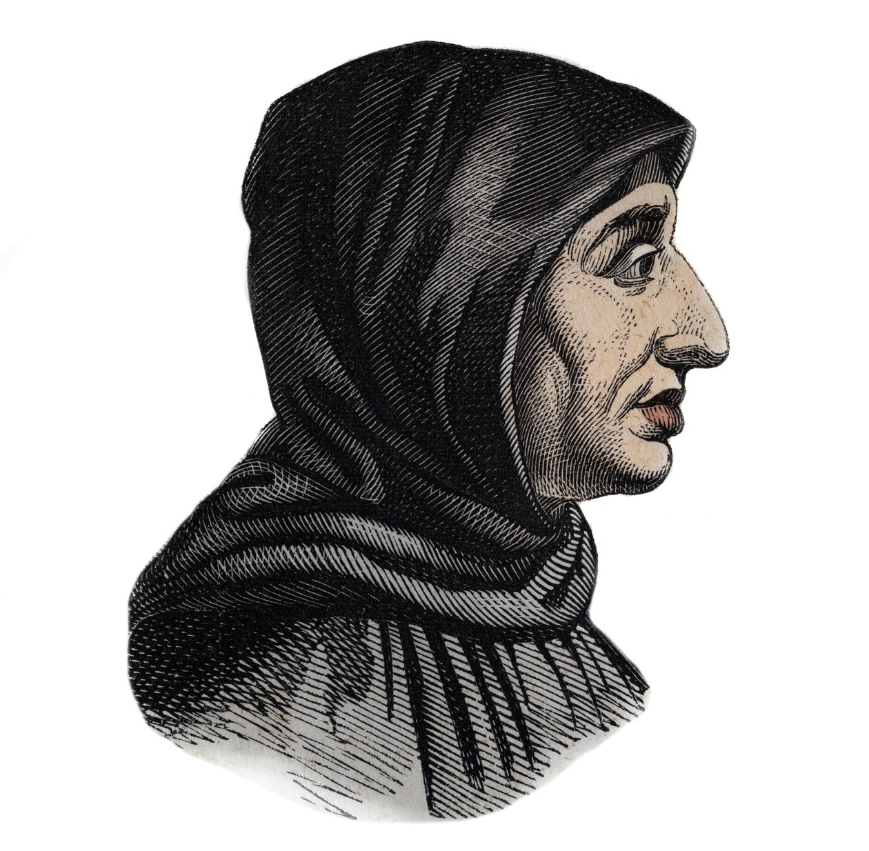 Girolamo Savonarola (1452 -1498) İtalyan Dominik rahip ve Floransa lideri - Jerome Savonarole