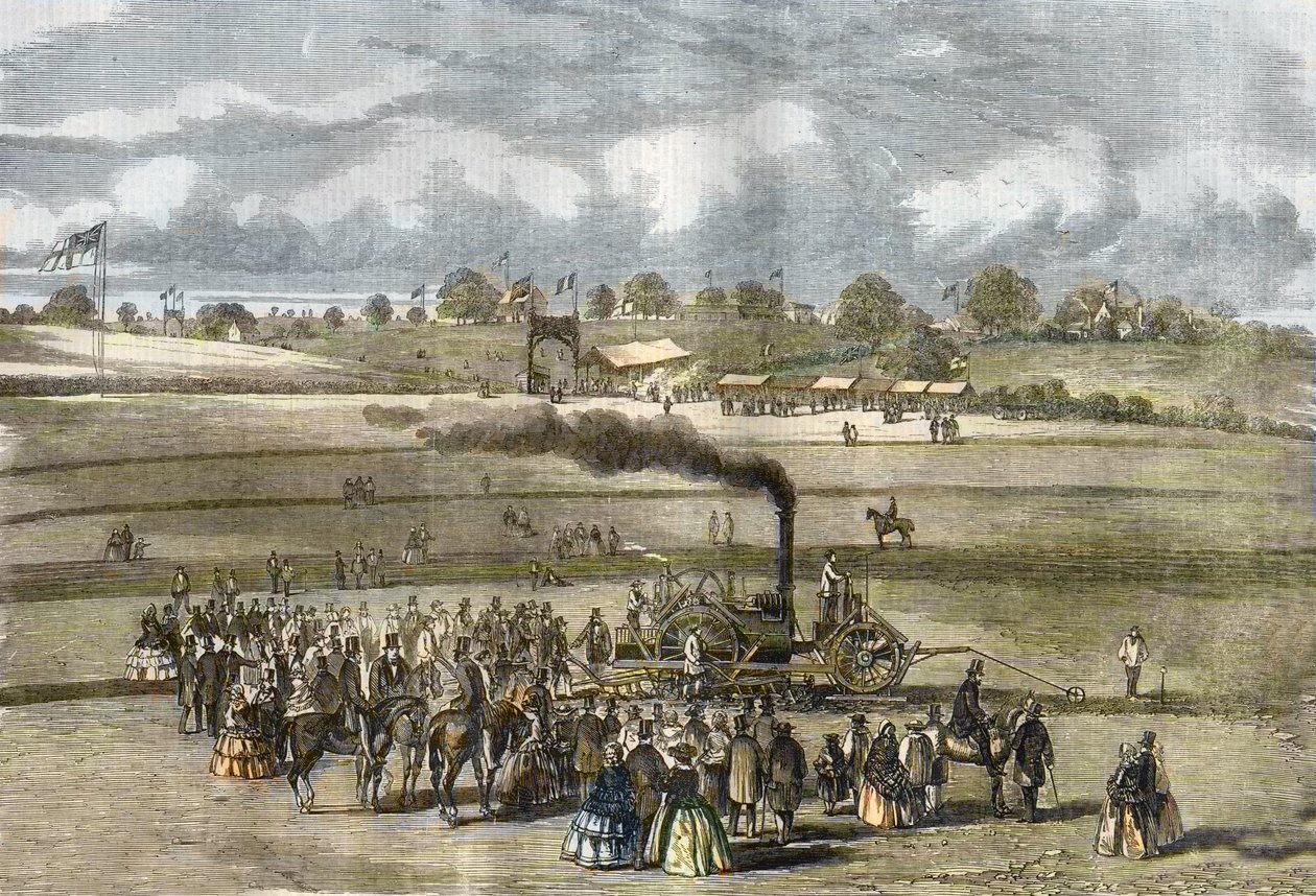 Büyük Britanya: Tarım, çiftçilik sahnesi. 1854