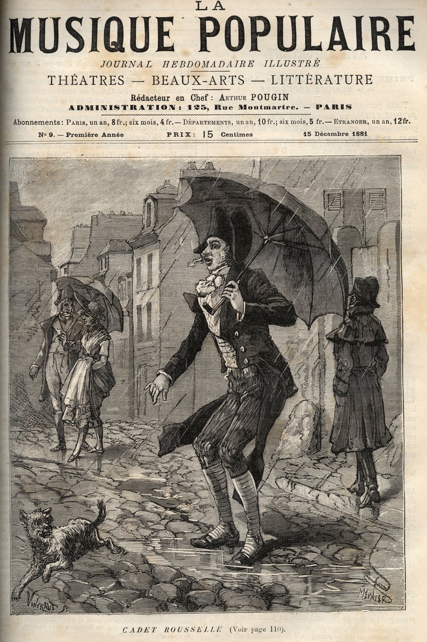 Guillaume Joseph Rousselle (Roussel), bir rue de Paris