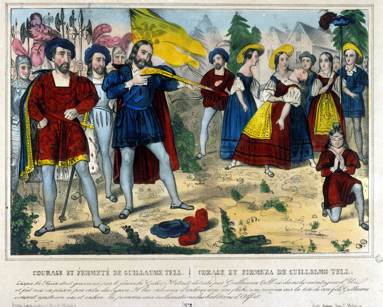 Guillaume Tell (William Tell) (İsviçre bağımsızlığının efsanevi kahramanı). Barbar Gesler, Guillaume Tell