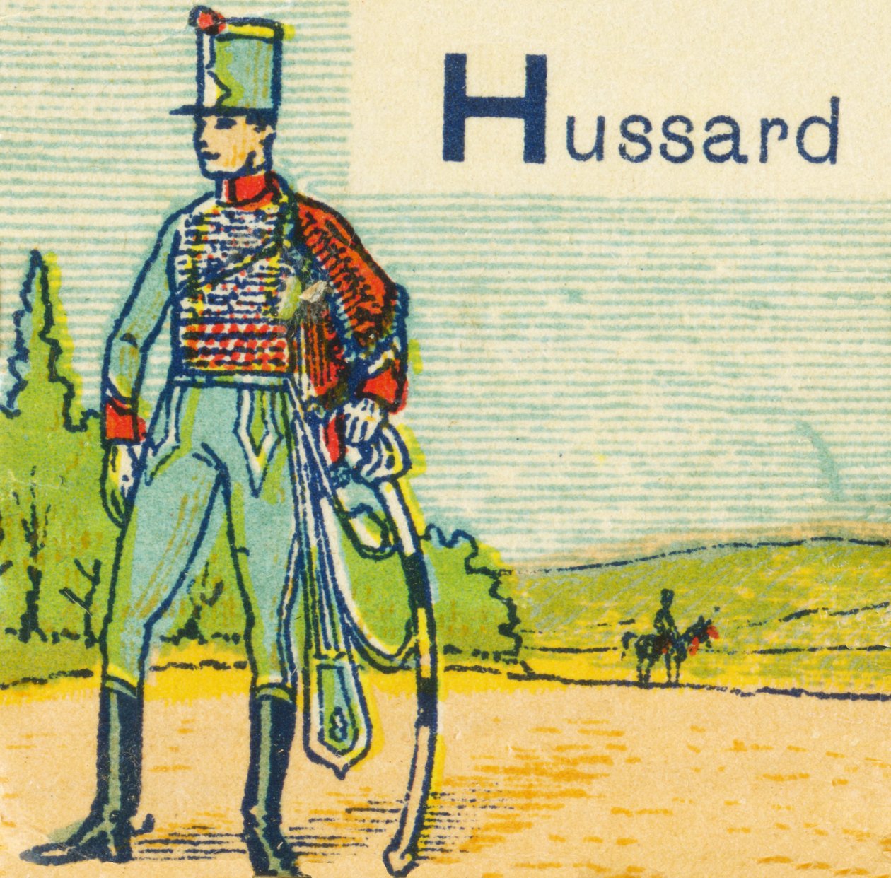 Hussard olarak H by Unknown artist