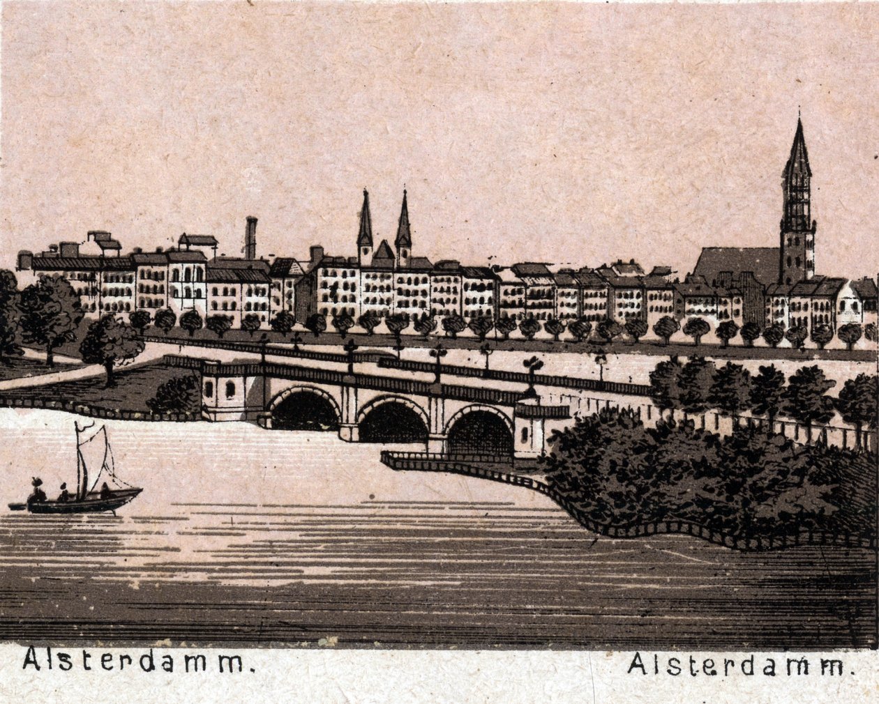 Hamburg (Hamburg), Almanya: Alsterdamm