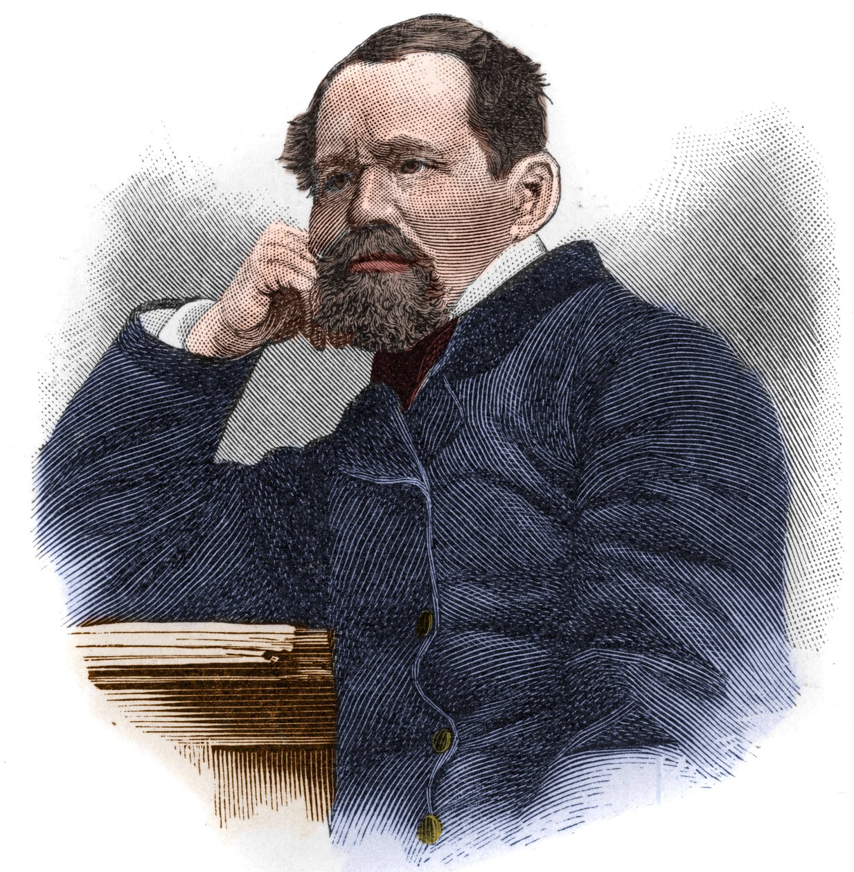 Heinrich Laube (1806-1884) Alman yazar ve oyun yazarı by Unknown artist