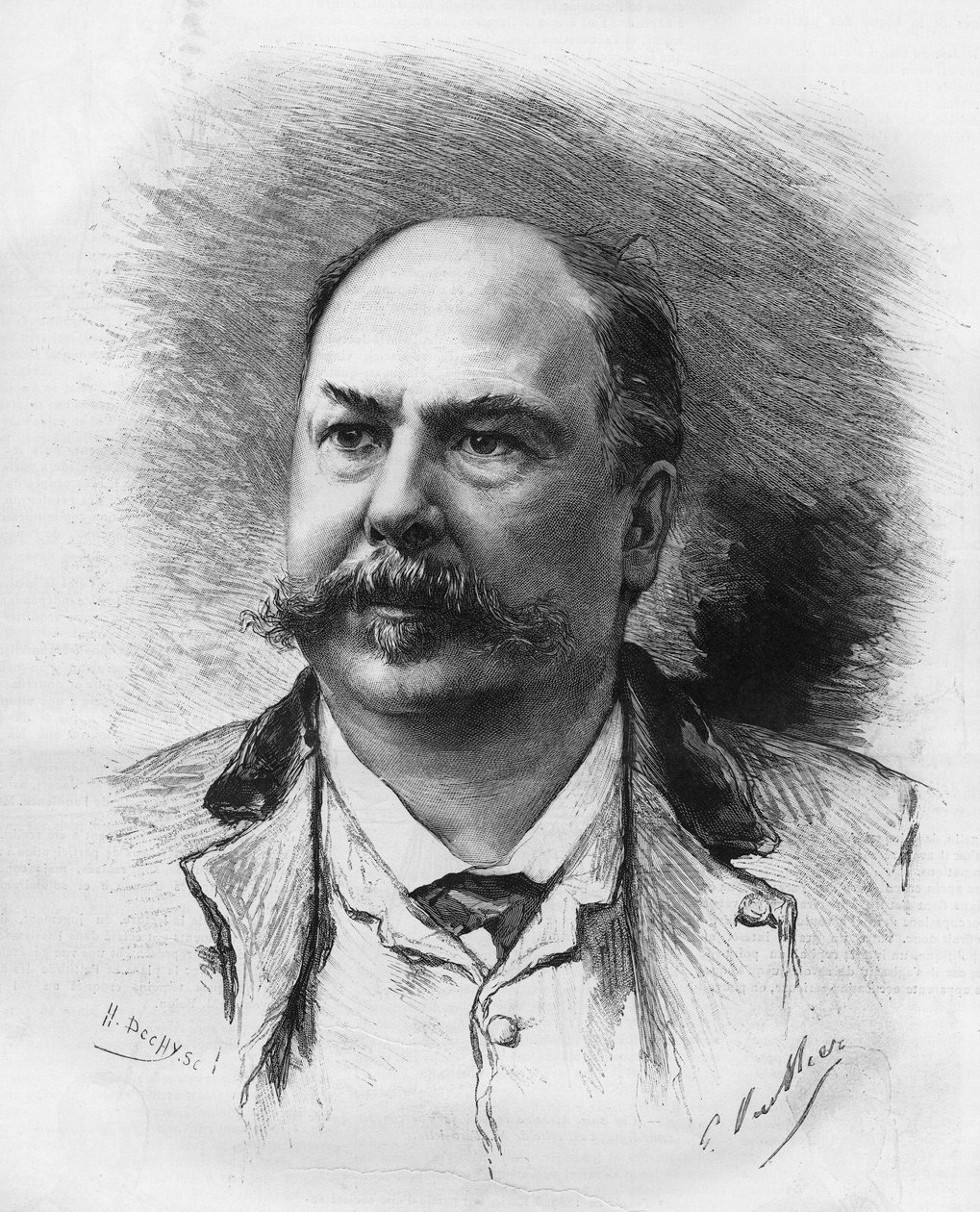 Henri (Henry) Meilhac (1831-1897), Fransız oyun yazarı. by Unknown artist