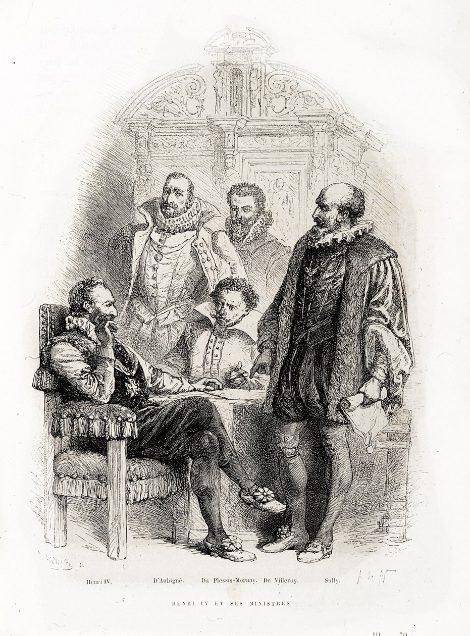 IV. Henri (1553 - 1610) ve bakanları: Theodore Agrippa d