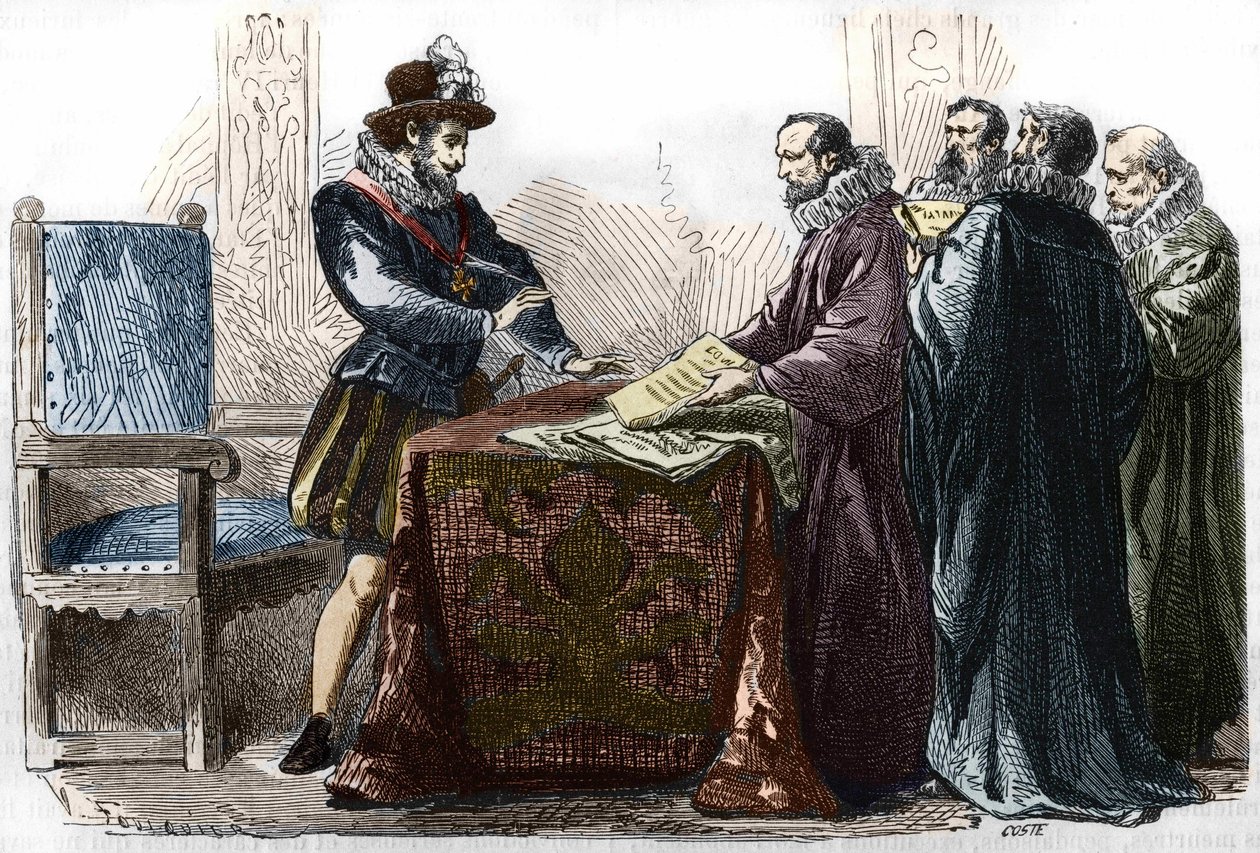 Henri IV (1553 - 1610) 13 Nisan 1598