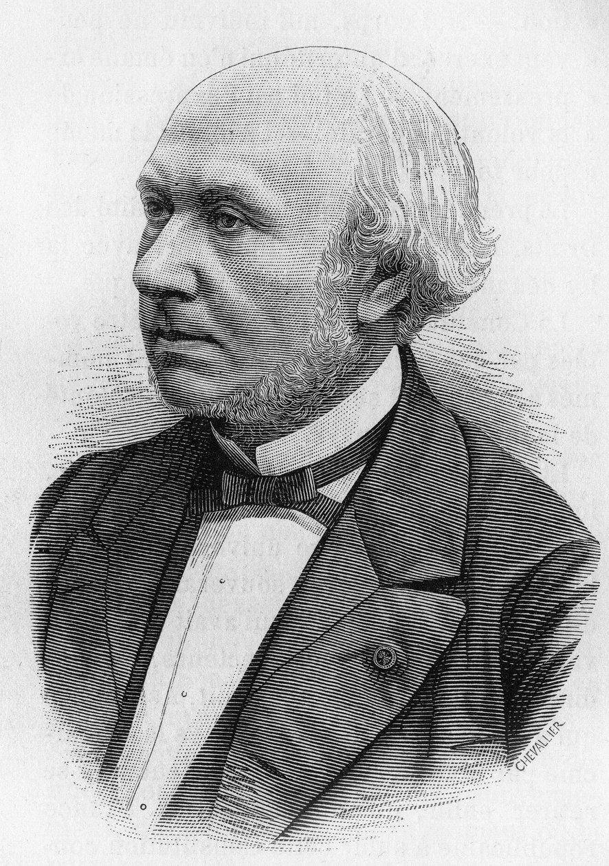Henri Wallon (1812 - 1904), Fransız tarihçi ve politikacı. by Unknown artist