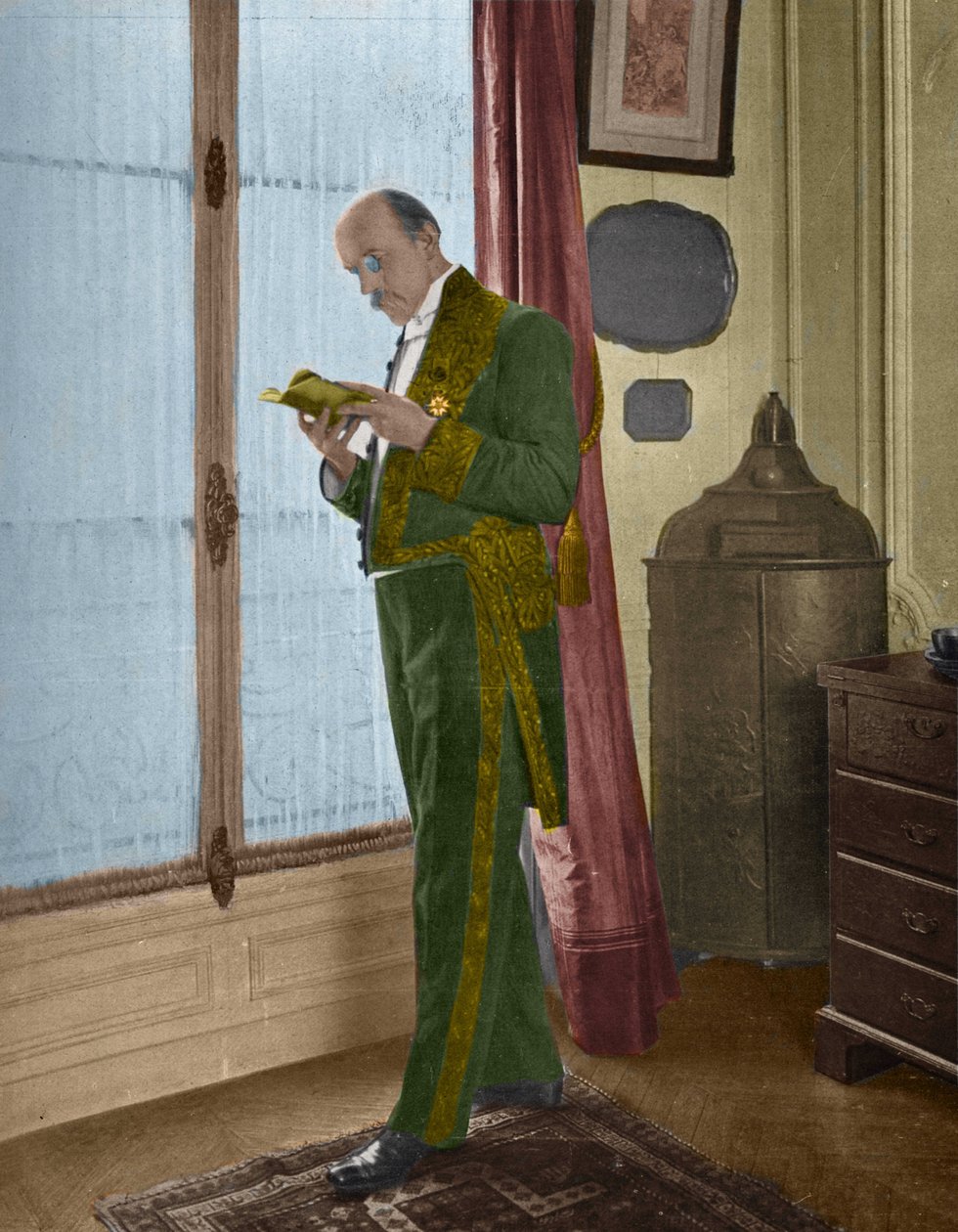 Henri de Regnier (1864-1936), akademiye gitmeden önce evde Fransız yazar by Unknown artist