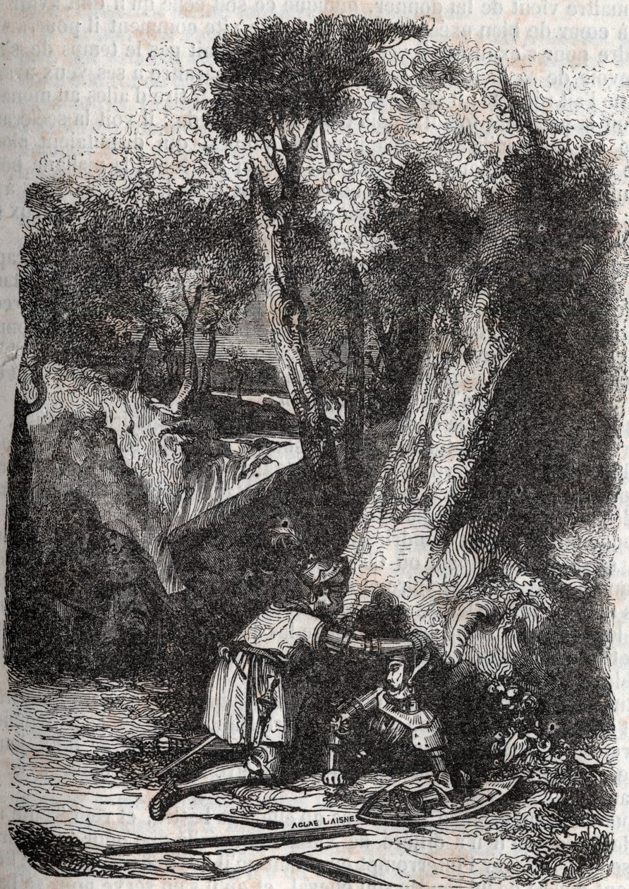 Hermonides, Zerbin tarafından devrildi ve kurtarıldı - 1851, Ludovico Ariosto