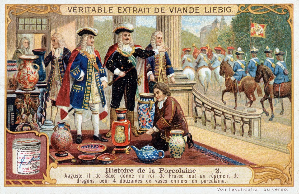 Porselenin tarihi: Saksonyalı II. Augustus (veya Polonyalı I. Frederic Augustus) (1670-1733), Prusya Kralı