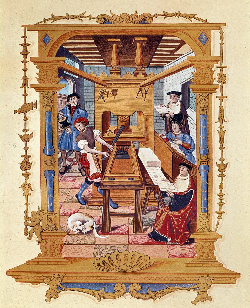 Baskı tarihi: 1530 civarında bir tipografik atölye. by Unknown artist