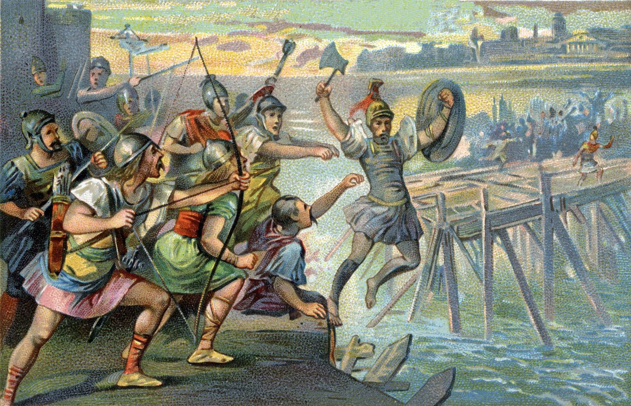 Horatius Cocles (Horatius Le Borgne), Tiber