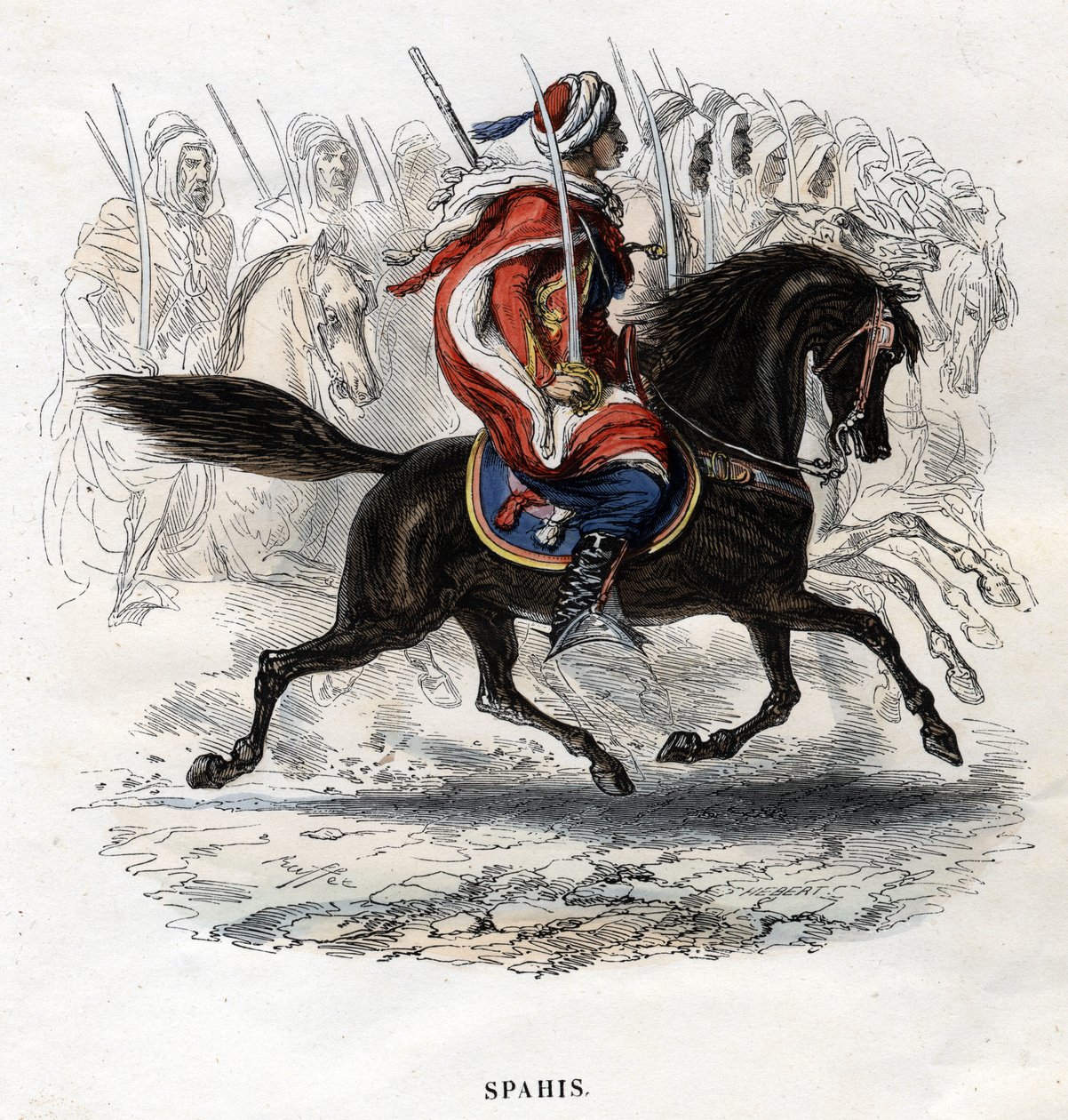 Atlı Spahiler. 1844