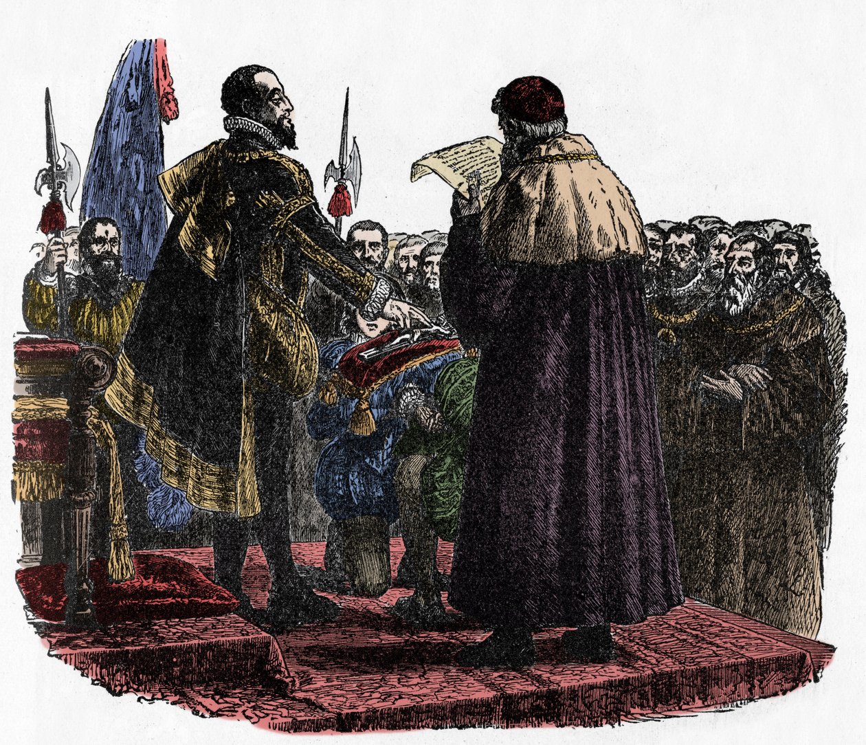 Hugh Capet Egemenlik Yemini - Frankların kralı Hugues Capet (941-996 dolaylarında), 987 -1882
