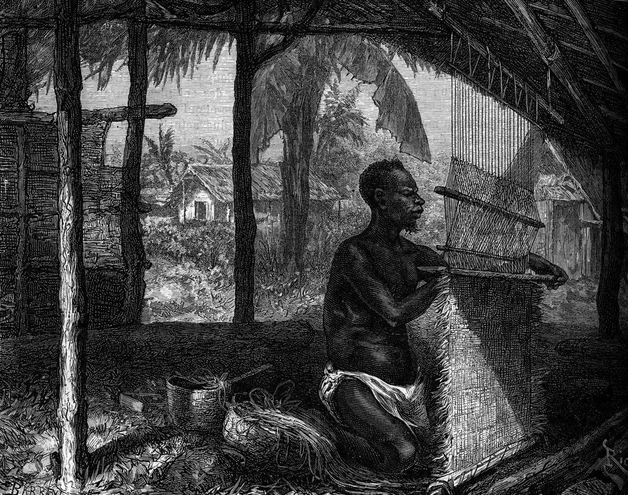 İnsan Hayvanat Bahçesi: 1889 Dünya Sergisinde dokumacı Gabon