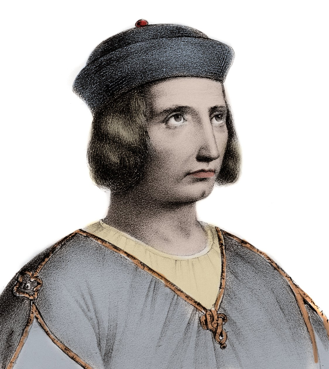Humbert III, Savoy Kontu - Savoy Humbert III (Maurienne Humbert III) Kutsal 1136-1189 - gravür by Unknown artist