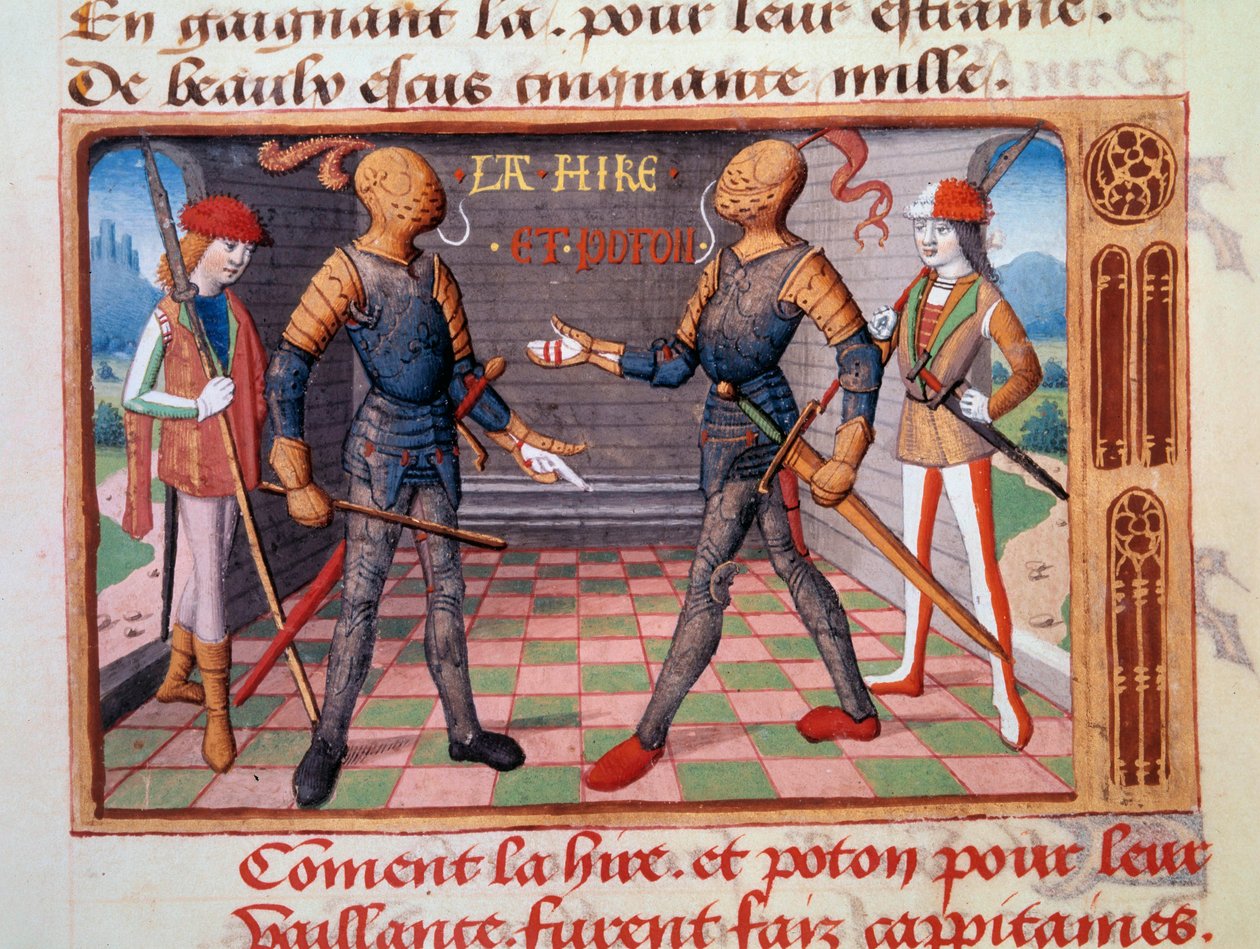 Yüz Yıl Savaşı: “Etienne de Vignoles veya Vignolles dit La Hire (Lahire) (1390-1443) ve Jean Poton, Xaintrailles (veya Saintrailles) efendisi (v. 1400 ila 1461), Joan of Arc