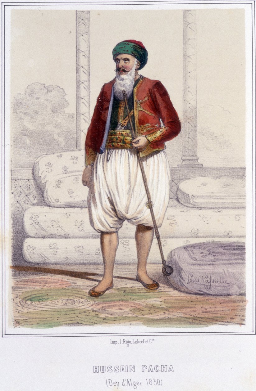 Hüseyin paşa, dey (büyük amca) Cezayirli 1818
