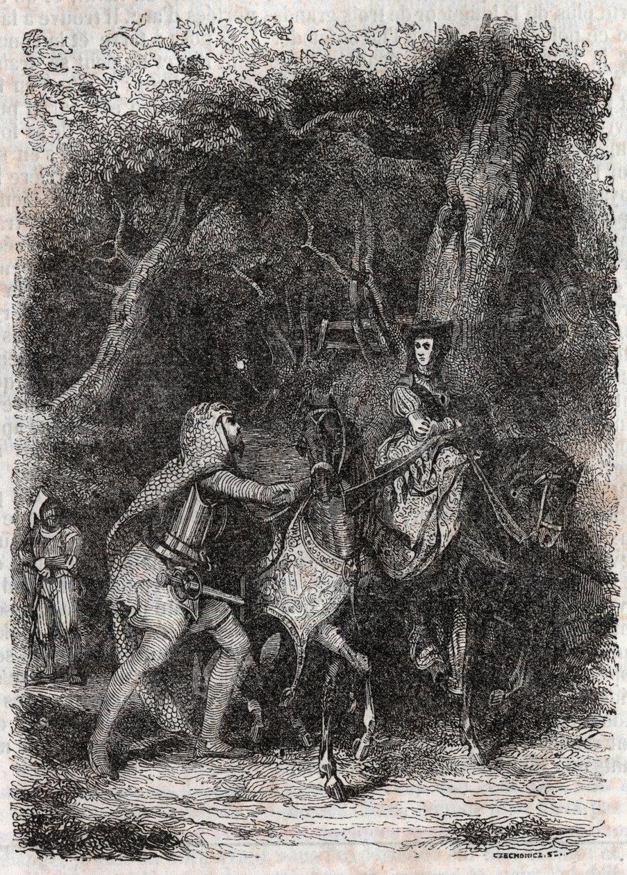 Hypalca Rodomont Tarafından Tutuklandı - 1851 Ludovico Ariosto