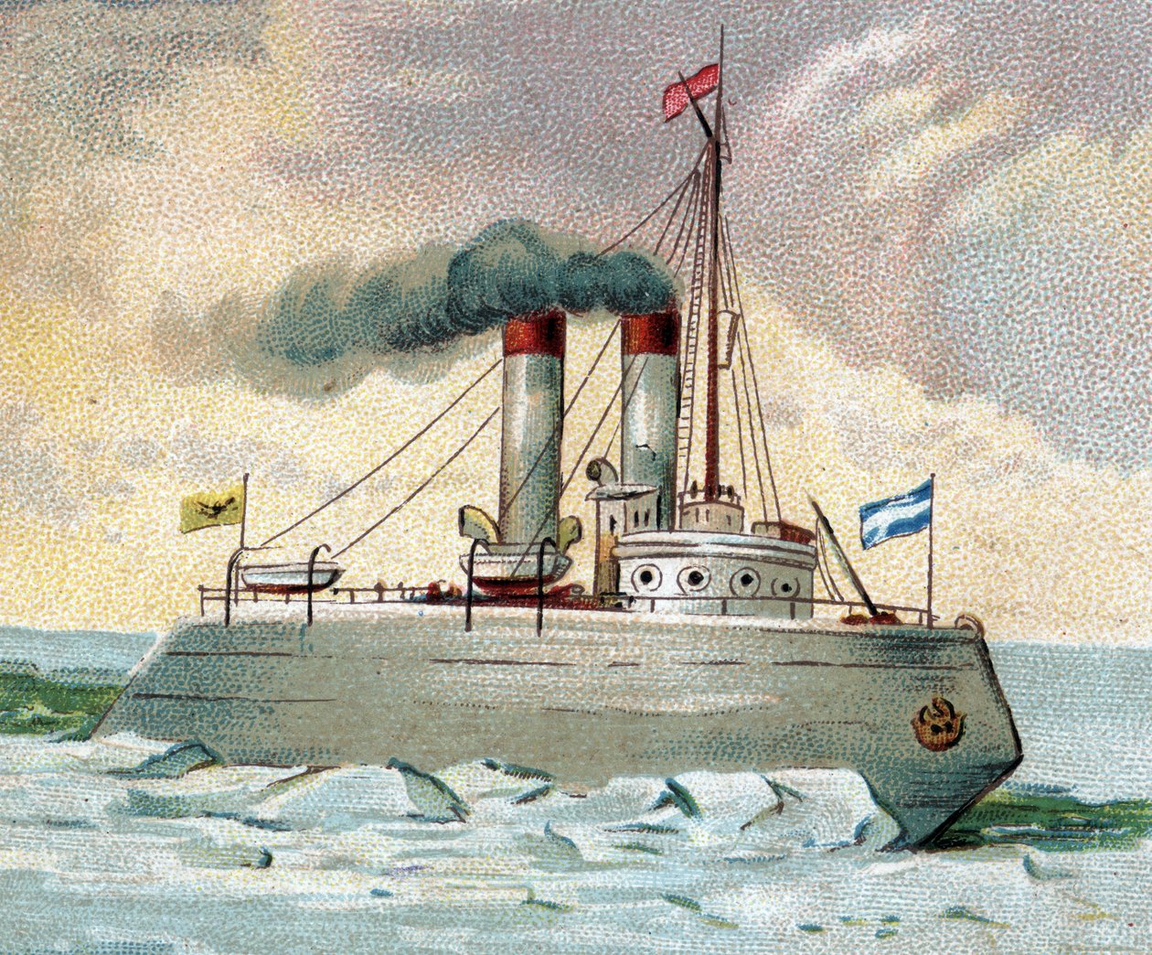 Buzkıran - Buzkıran Gemi (Ice Breeze) 19. yüzyılın sonlarında by Unknown artist
