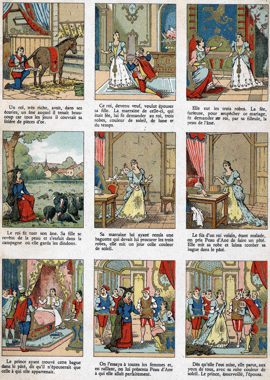 Eşek Derisi için illüstrasyon, Charles Perrault