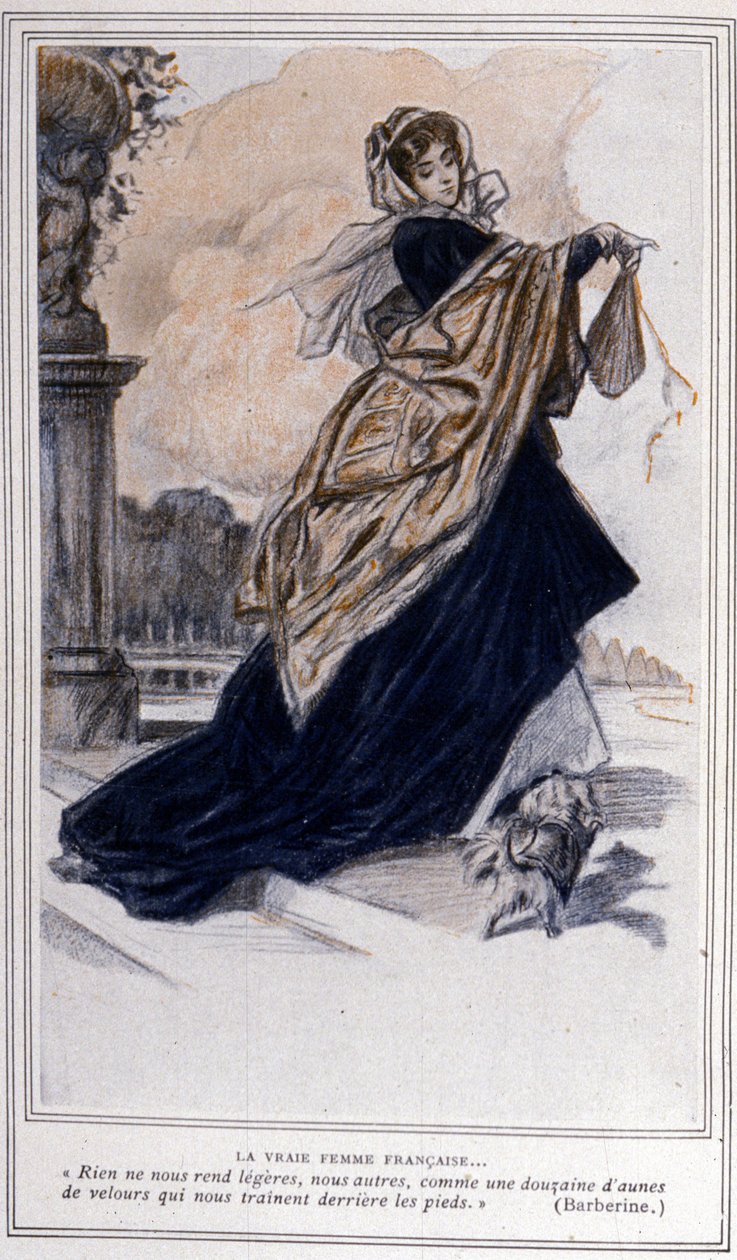 1835'te Alfred de Musset (1810 - 1857) tarafından yaratılan “Barberine” tiyatro oyunu için illüstrasyon. by Unknown artist