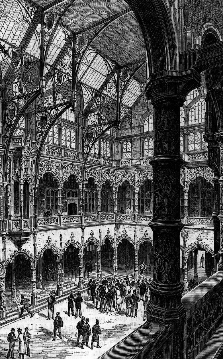 19. yüzyılda Anvers Menkul Kıymetler Borsası