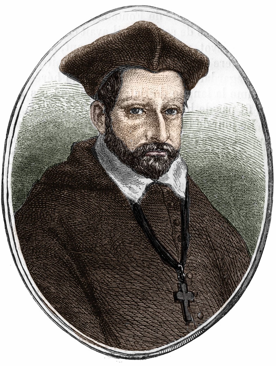 Jacques Amyot (1513-1593), Fransız hümanist, yazar ve Auxerre piskoposu. by Unknown artist