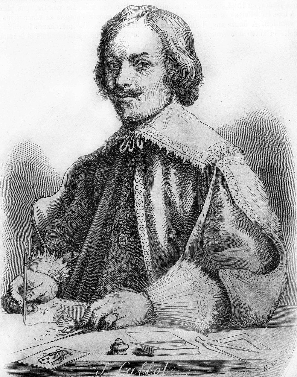 Jacques Callot Fransız karikatürist ve oymacı (Nancy) by Unknown artist