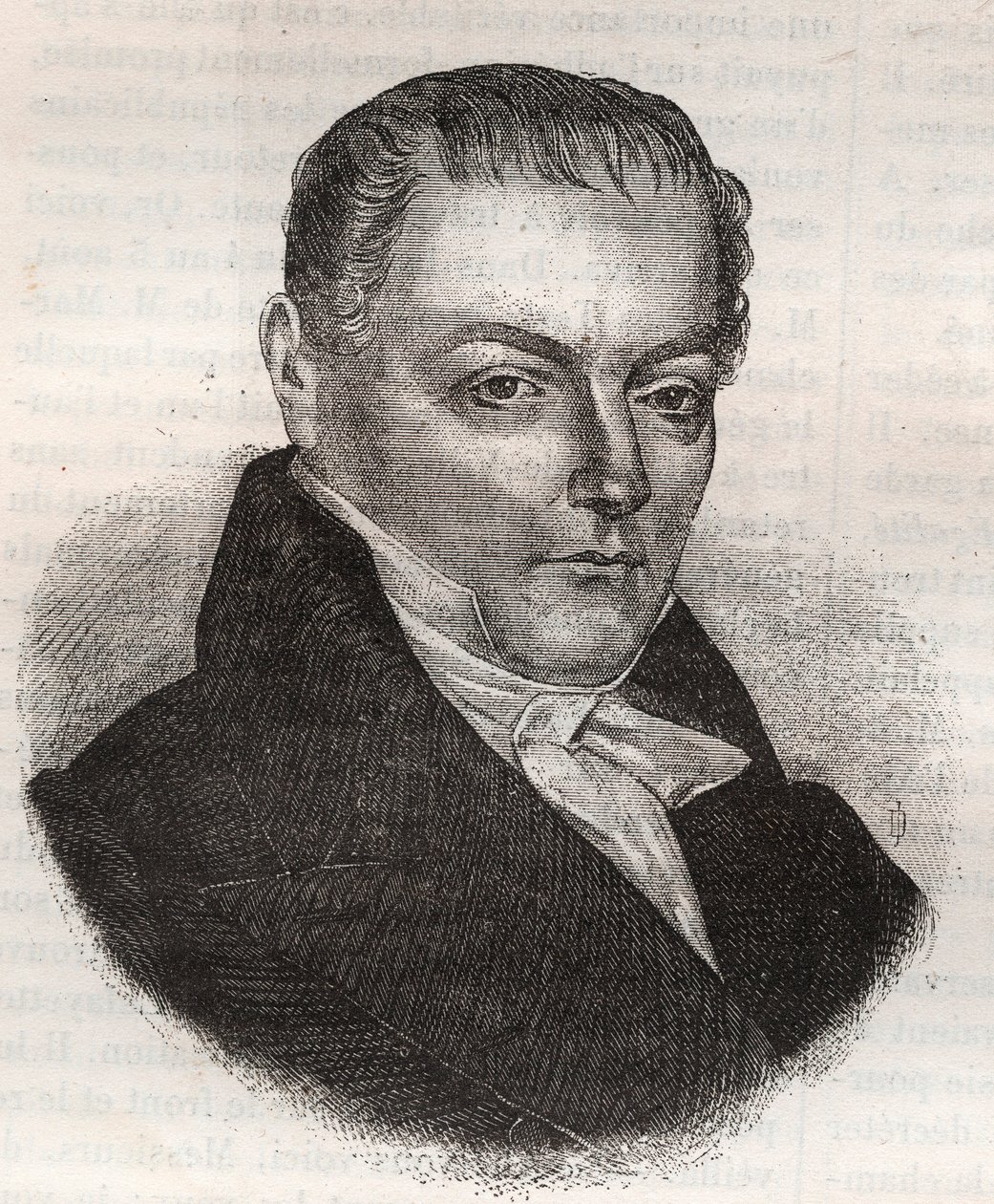 Jacques Francois Nicolas Bavoux 1774-1848 yargıç ve politikacı - by Unknown artist