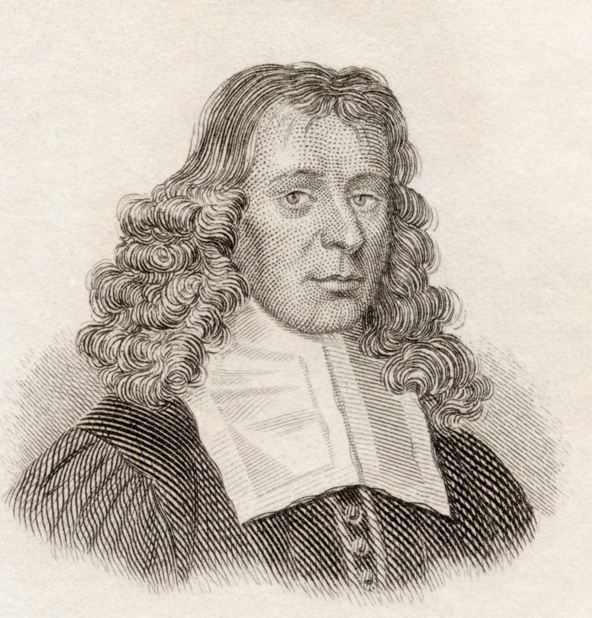 James Gregory (1638-75), İskoç matematikçi ve gökbilimci, Crabb's Historical Dictionary'den, pub. 1825 (baskı) by Unknown artist