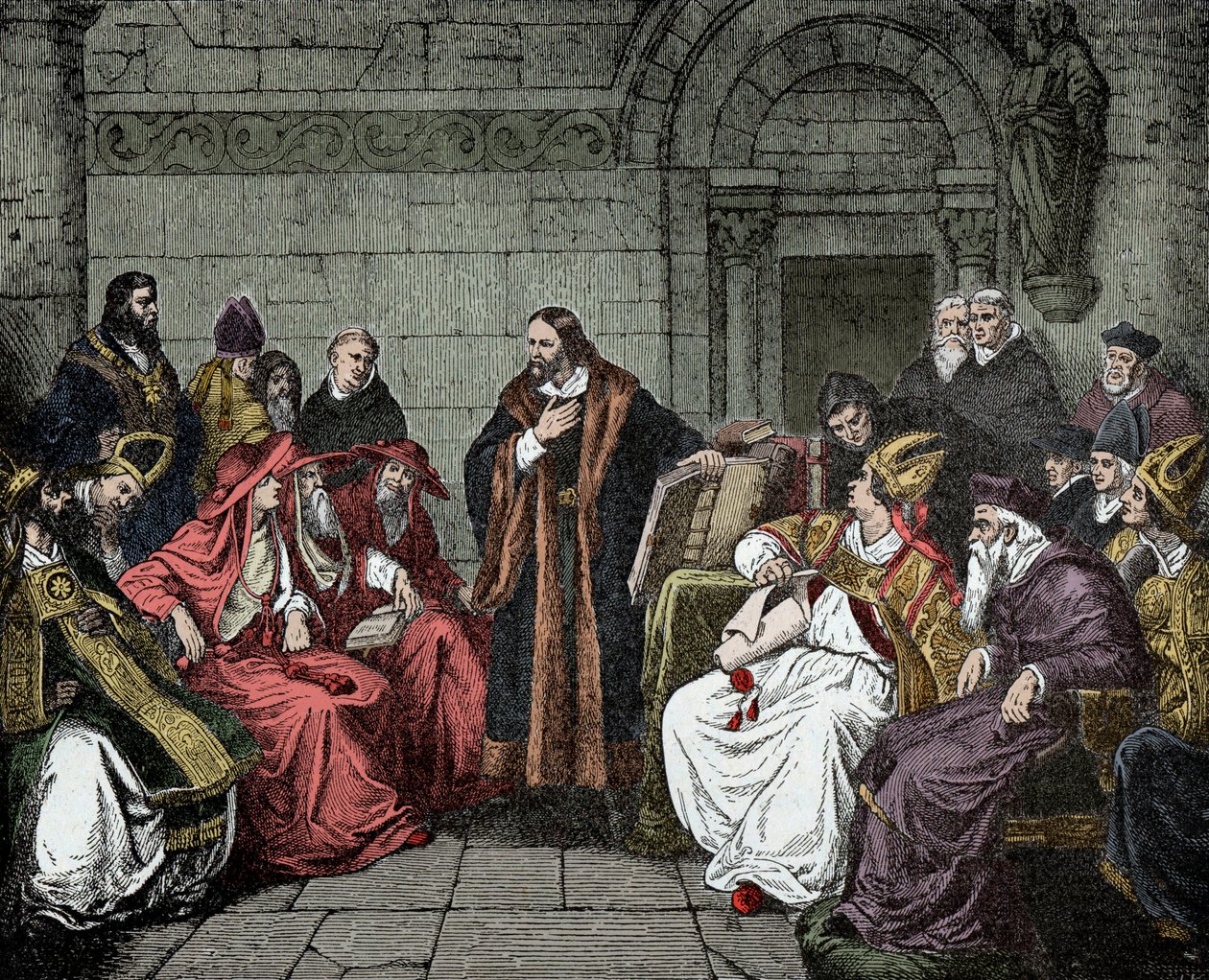 Jan Hus (veya Jean Huss by Unknown artist