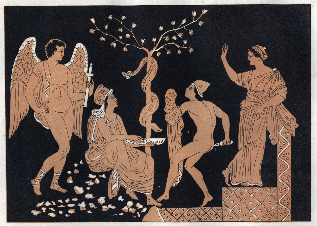 Jason ve Medea - Evrenin Tüm Halklarının “” Gümrük ve Geleneklerinden gravür. Yani, hükümetin, yasaların, milislerin, en eski zamanlardan günümüze kadar tüm ulusların dininin tarihi "1856 by Unknown artist