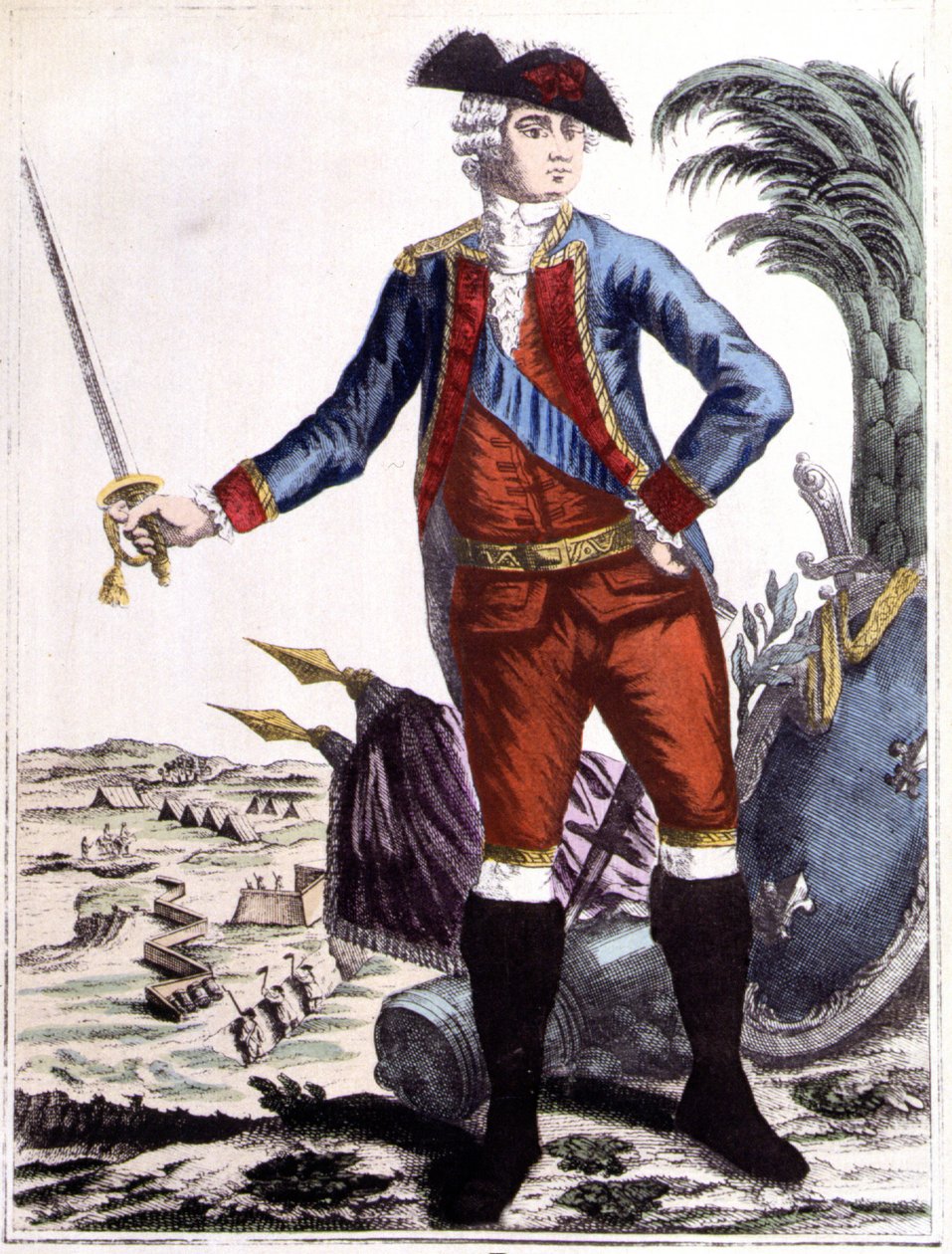 Jean-Baptiste Donatien de Vimeur, Rochambeau Kontu (1725 - 1807), King