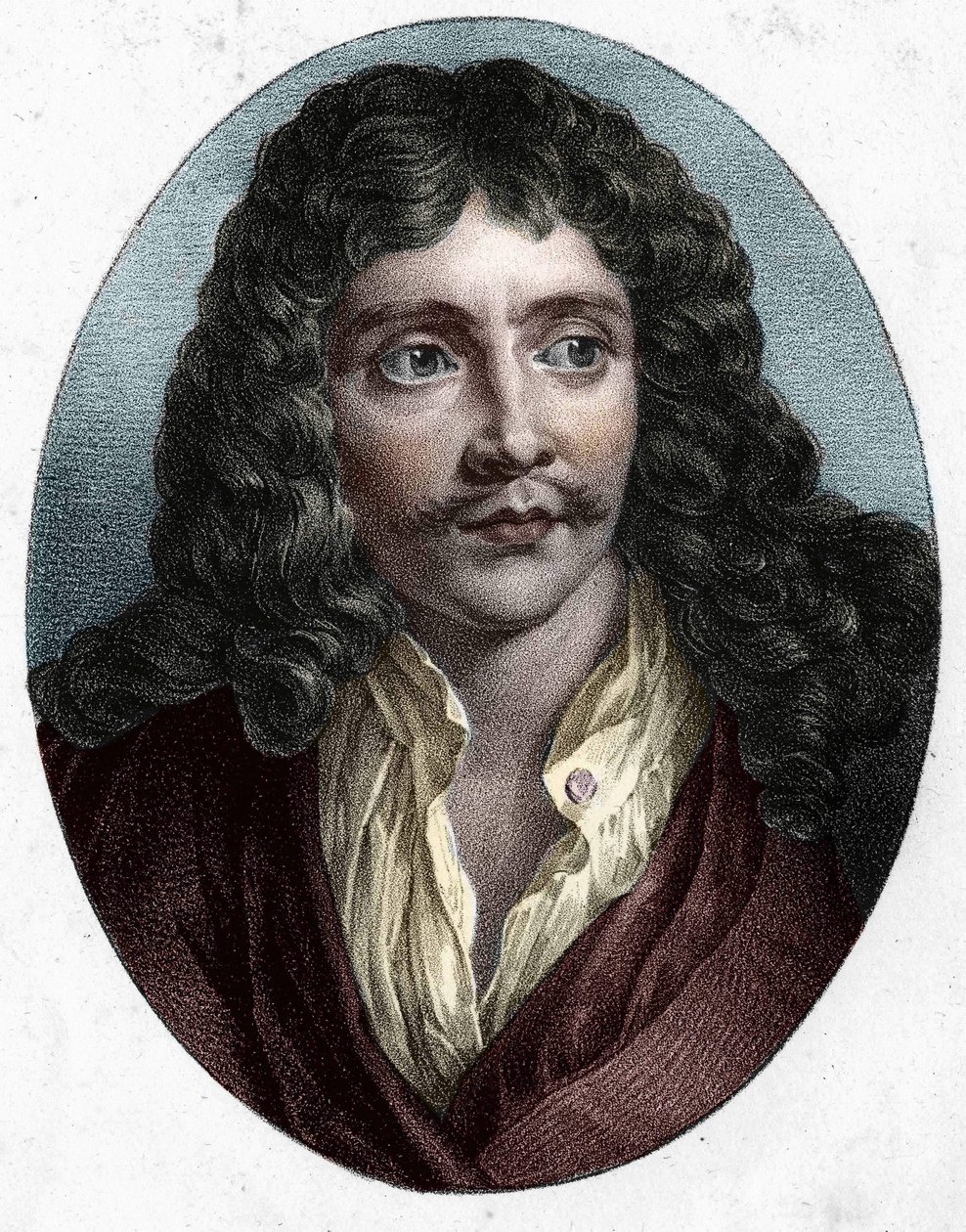 Jean Baptiste Poquelin, Molière (1622 - 1673) dedi. by Unknown artist