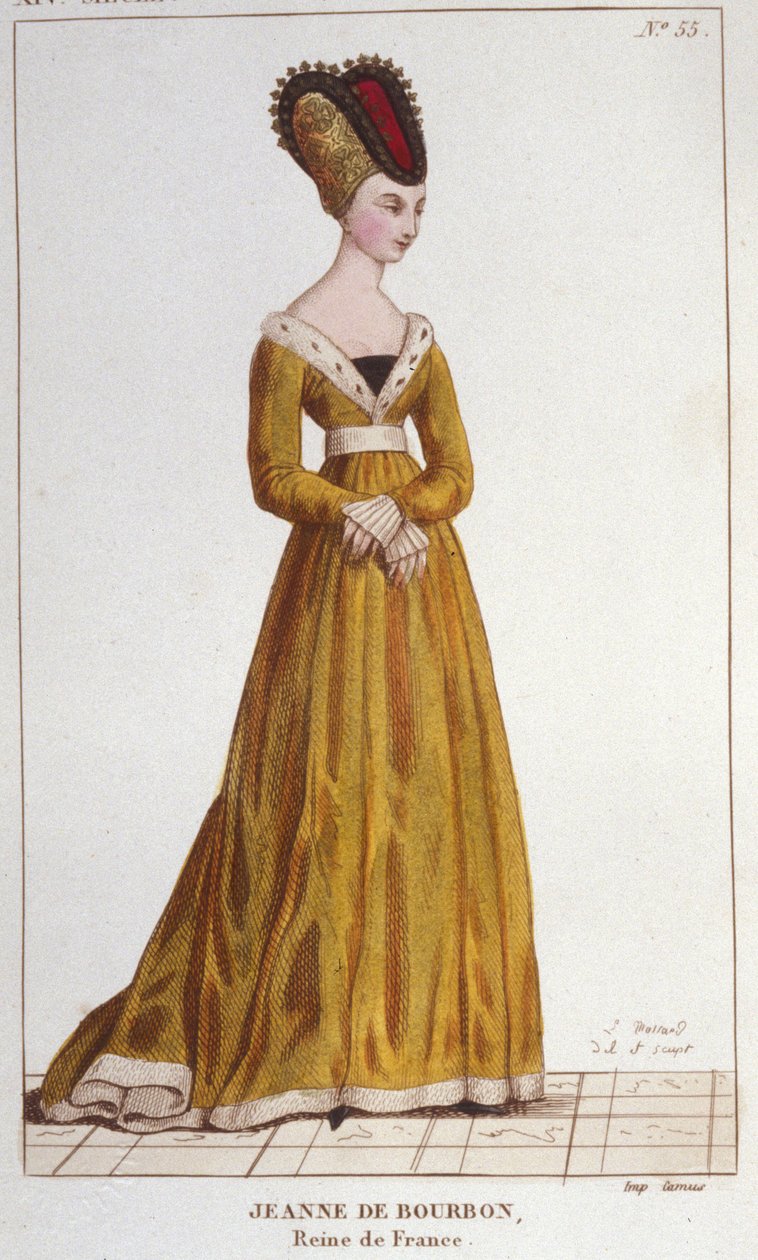 Jeanne de Bourbon (1338-1378). 1364
