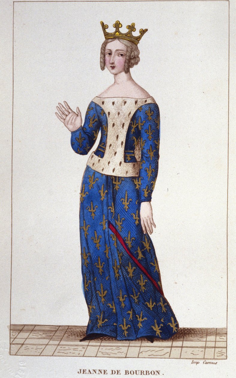 Jeanne de Bourbon (1338-1378). 1364