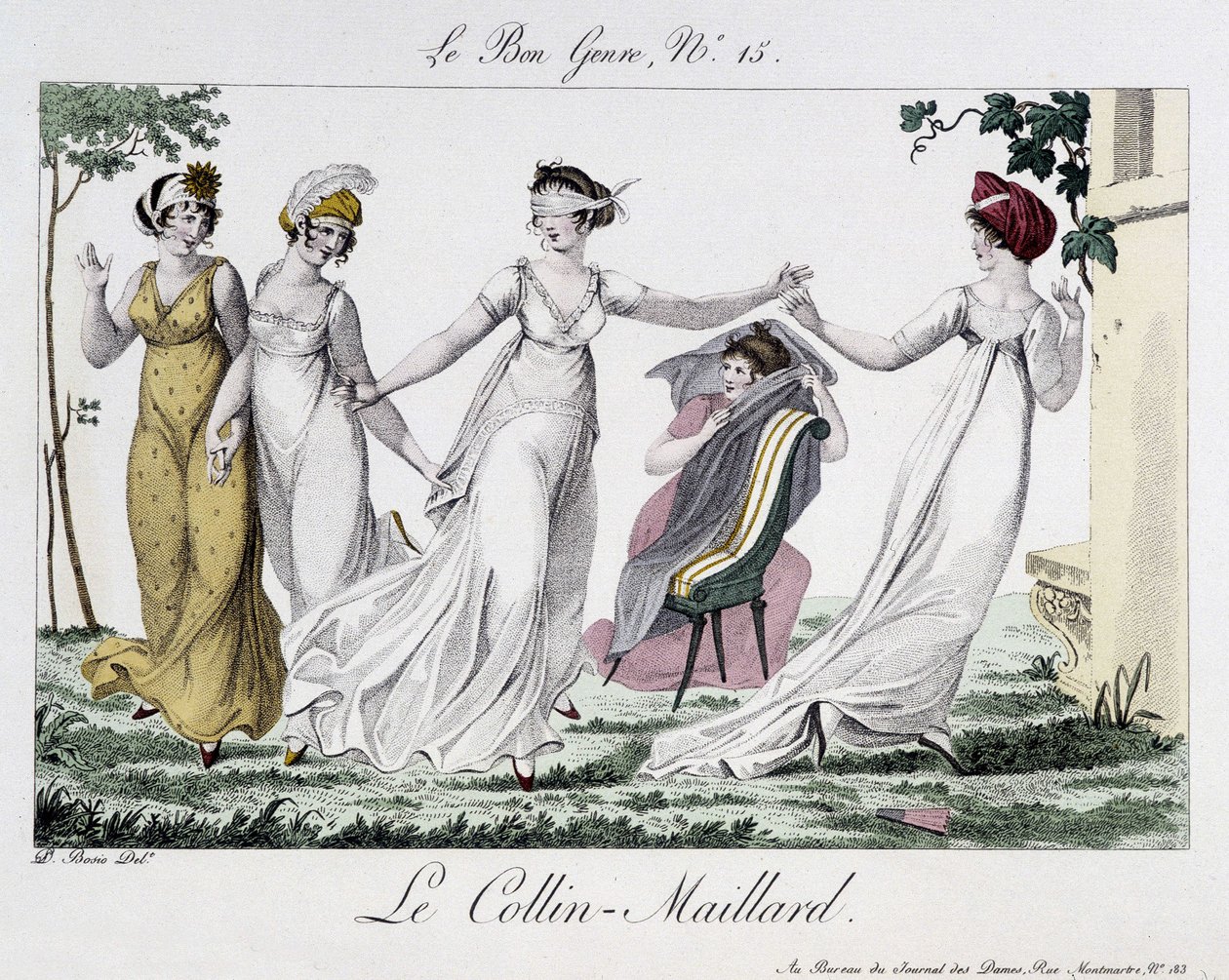 Colin-Maillard Oyunu (Colin Maillard) - “” Le Bon türü”nde”, n¡14, 19. yüzyılın başları by Unknown artist