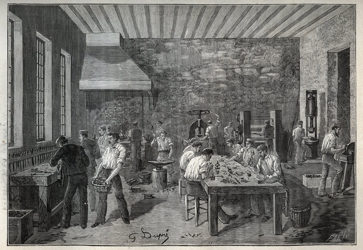 Mücevherat: çelik mücevher fabrikası. Adolphe BITARD