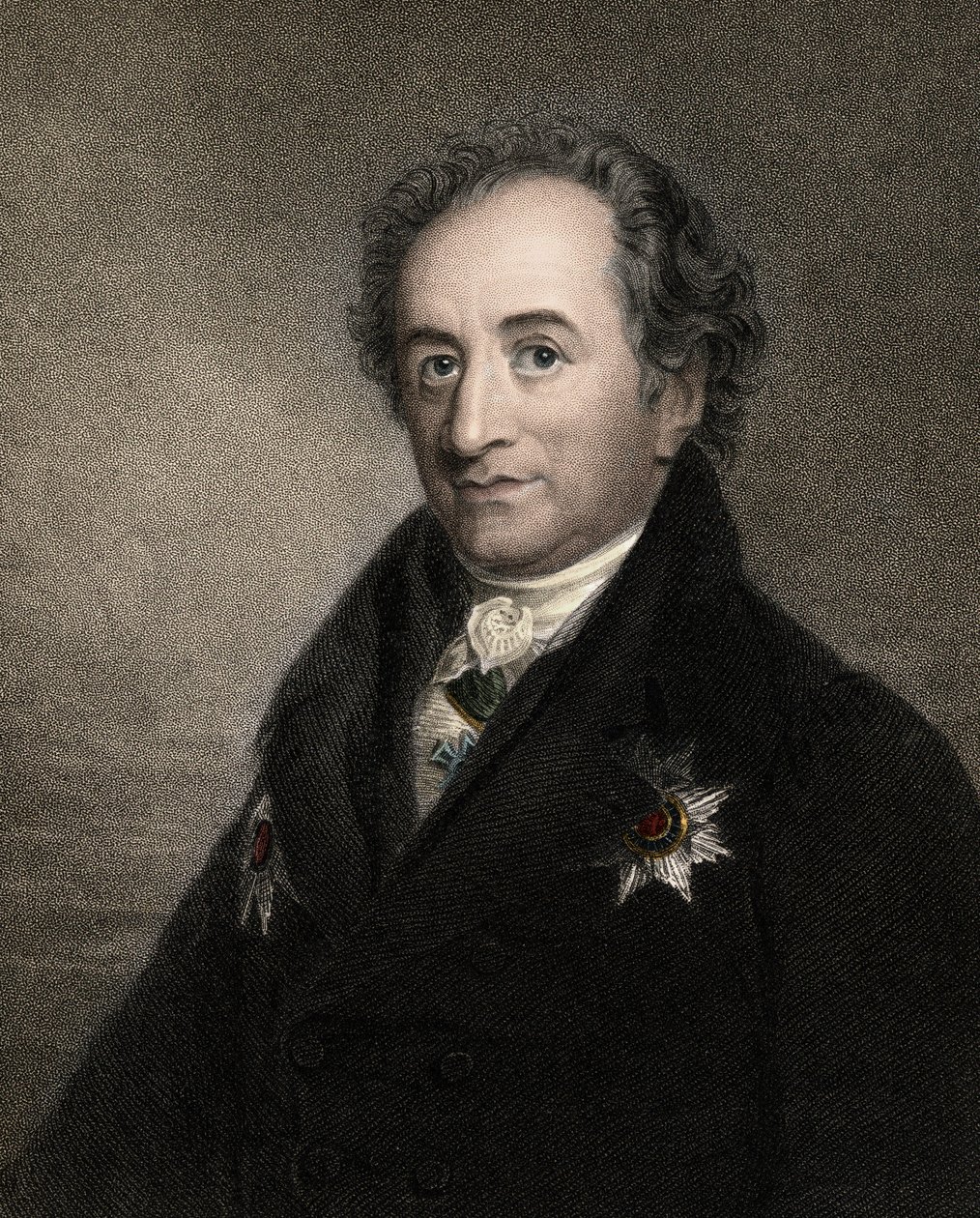 Johann Wolfgang Goethe 1749-1832 - gravür - 19. yüzyıl by Unknown artist